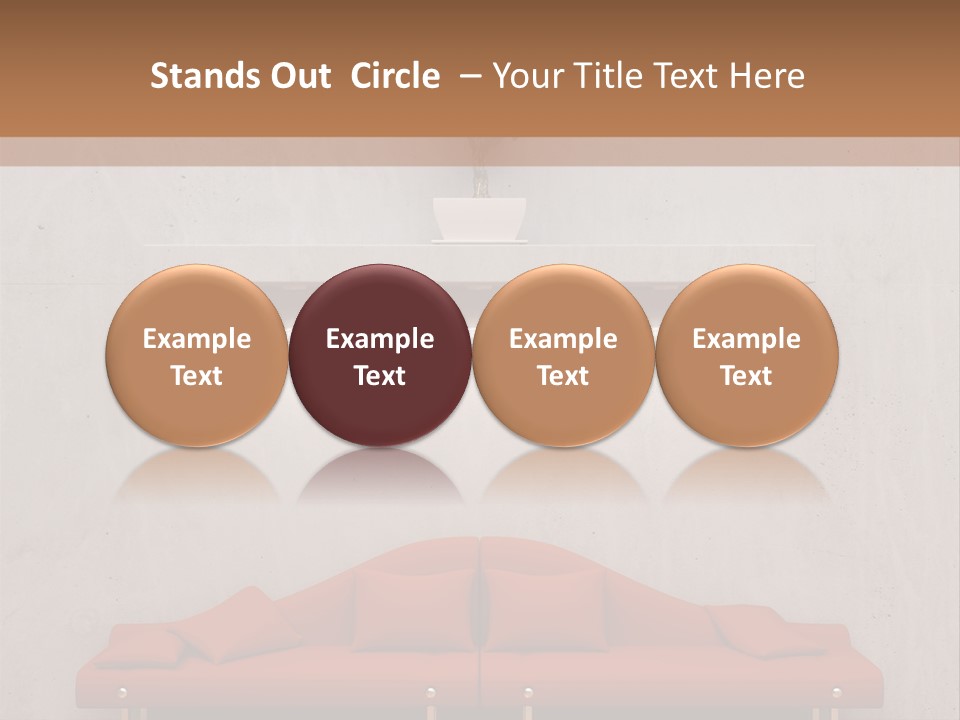 Home Chair Art PowerPoint Template