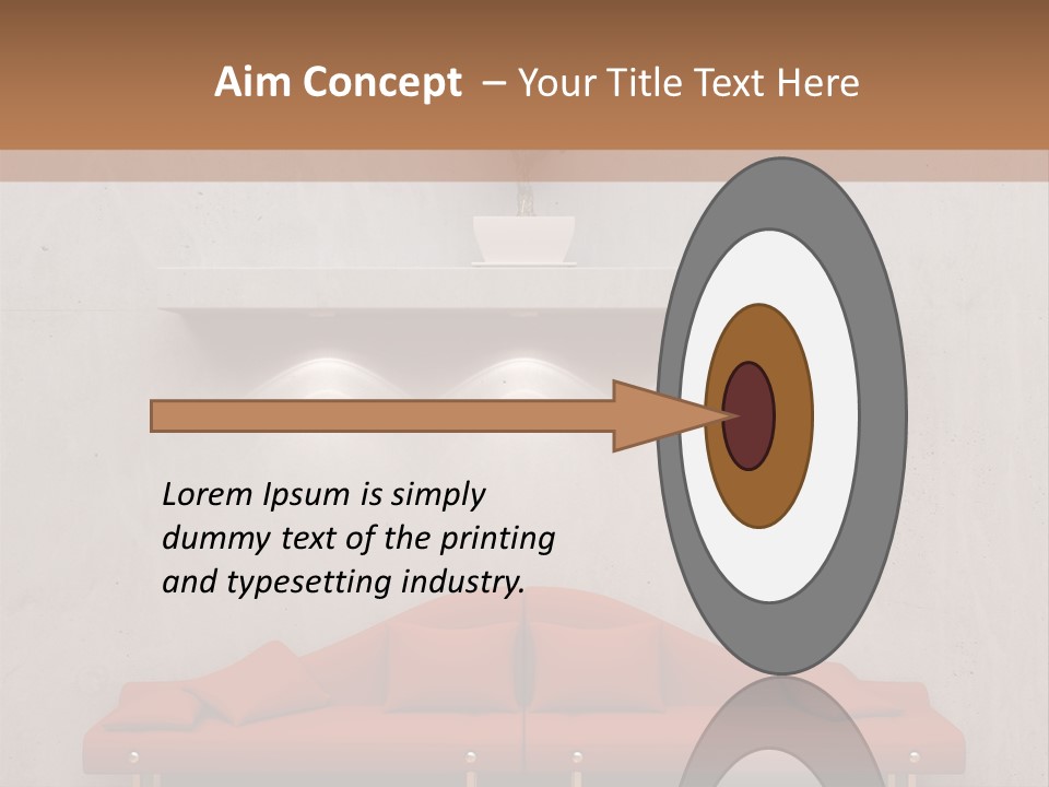 Home Chair Art PowerPoint Template