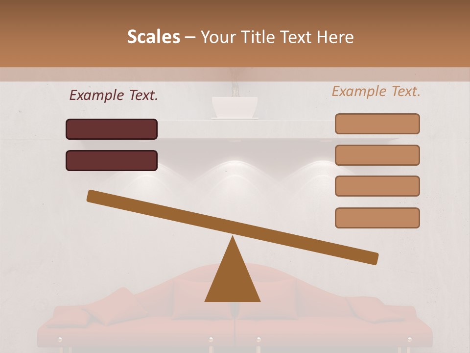 Home Chair Art PowerPoint Template