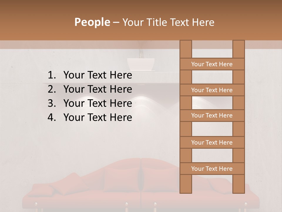 Home Chair Art PowerPoint Template