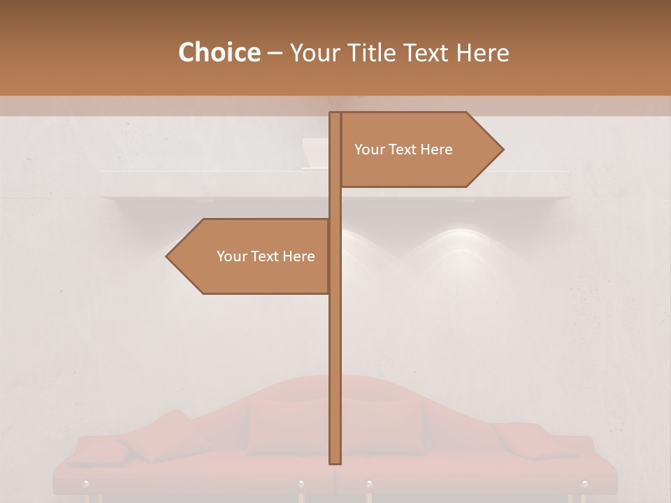 Home Chair Art PowerPoint Template