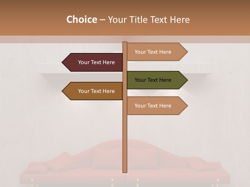Home Chair Art PowerPoint Template