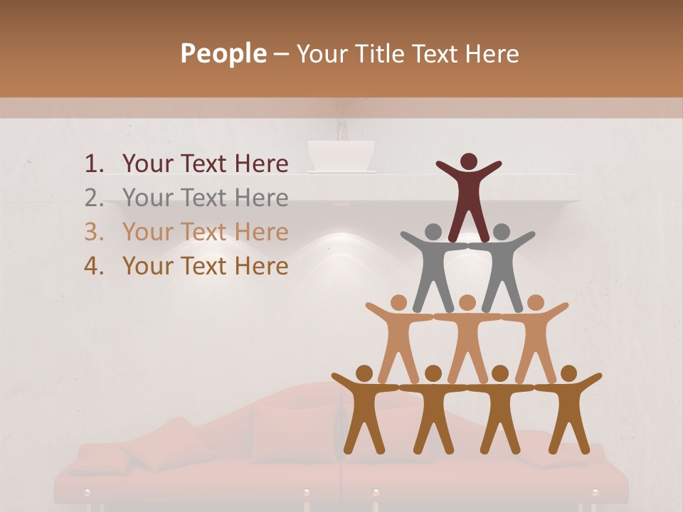 Home Chair Art PowerPoint Template