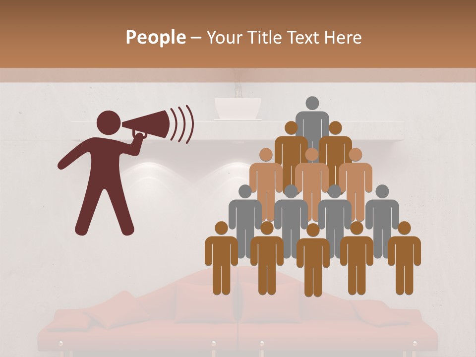 Home Chair Art PowerPoint Template