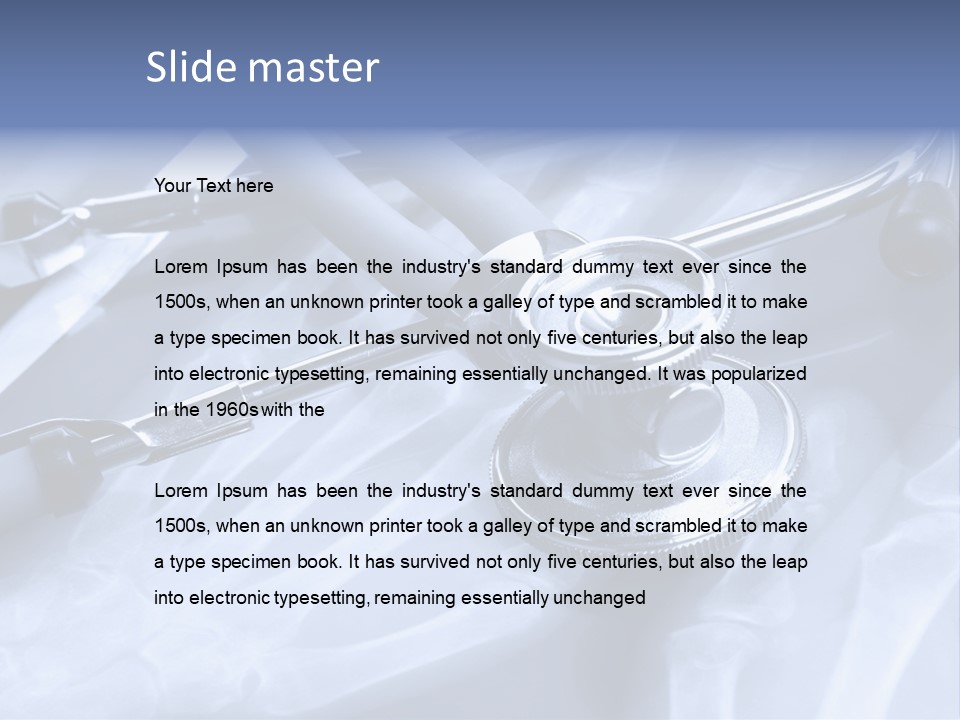 Clinical Care Results PowerPoint Template