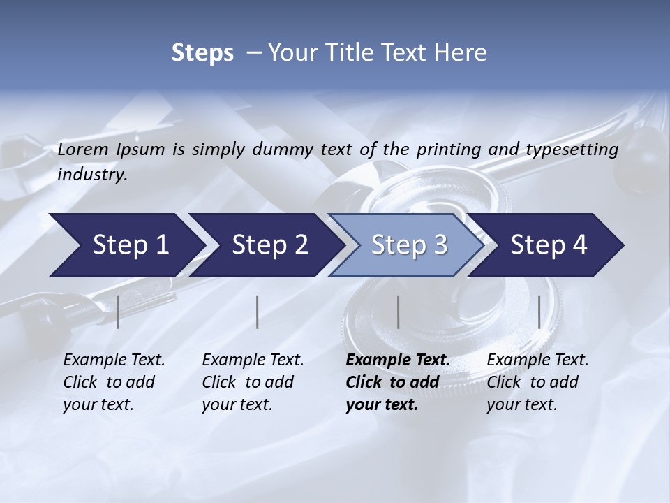 Clinical Care Results PowerPoint Template