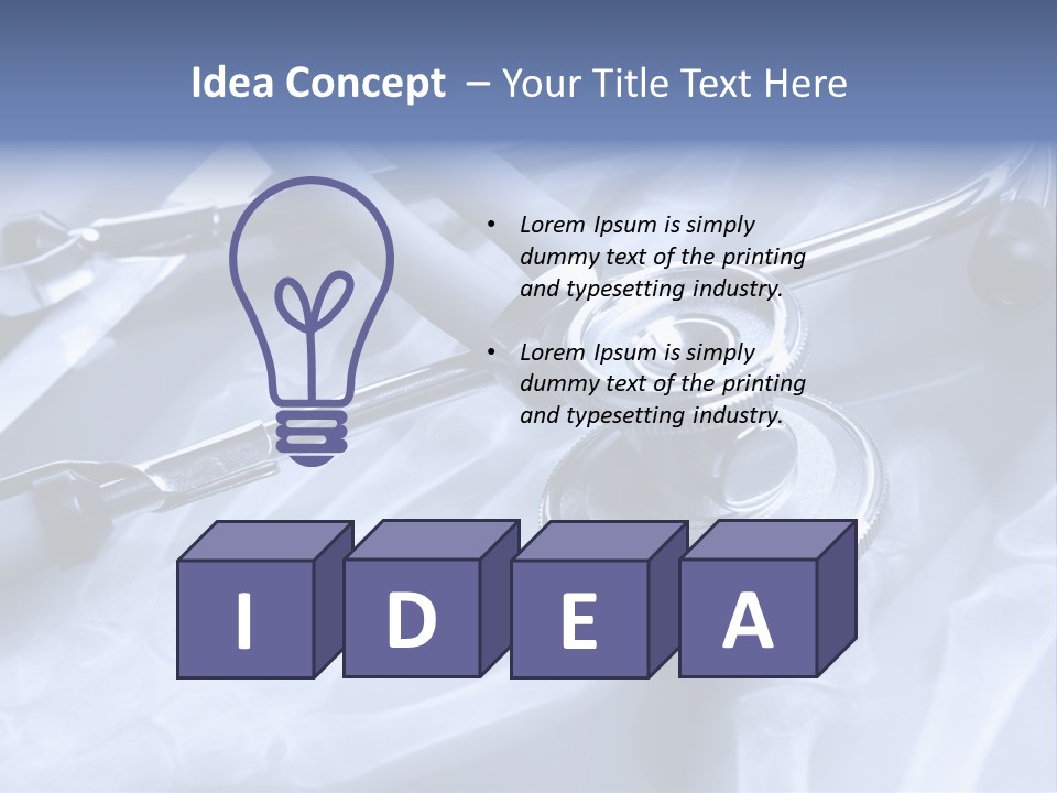 Clinical Care Results PowerPoint Template