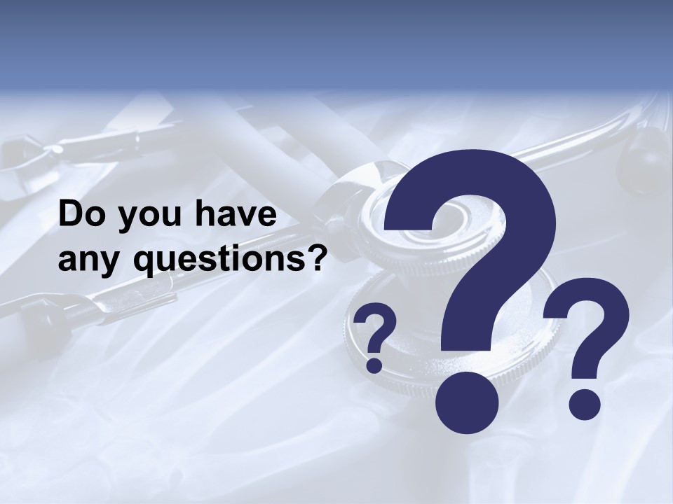 Clinical Care Results PowerPoint Template