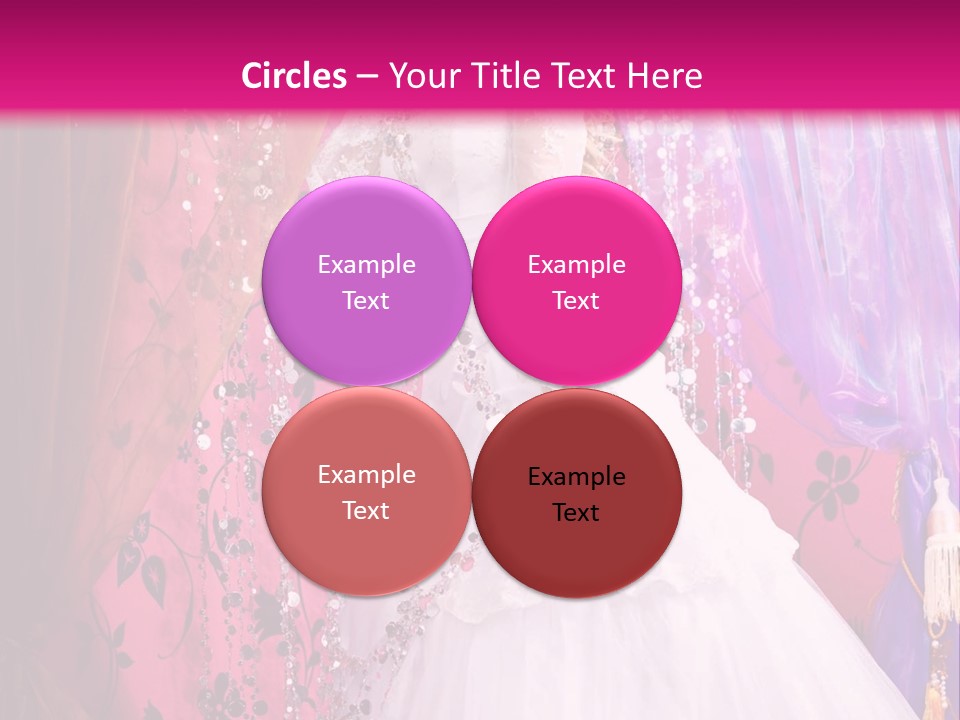 Romantic Flowers Girl PowerPoint Template