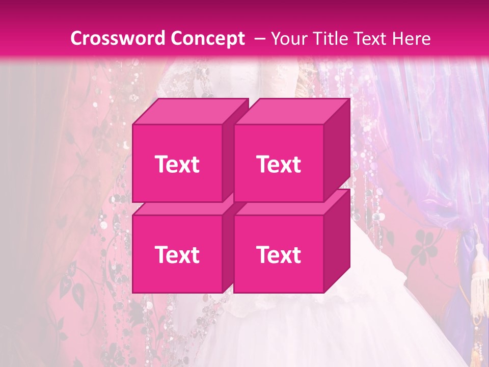 Romantic Flowers Girl PowerPoint Template