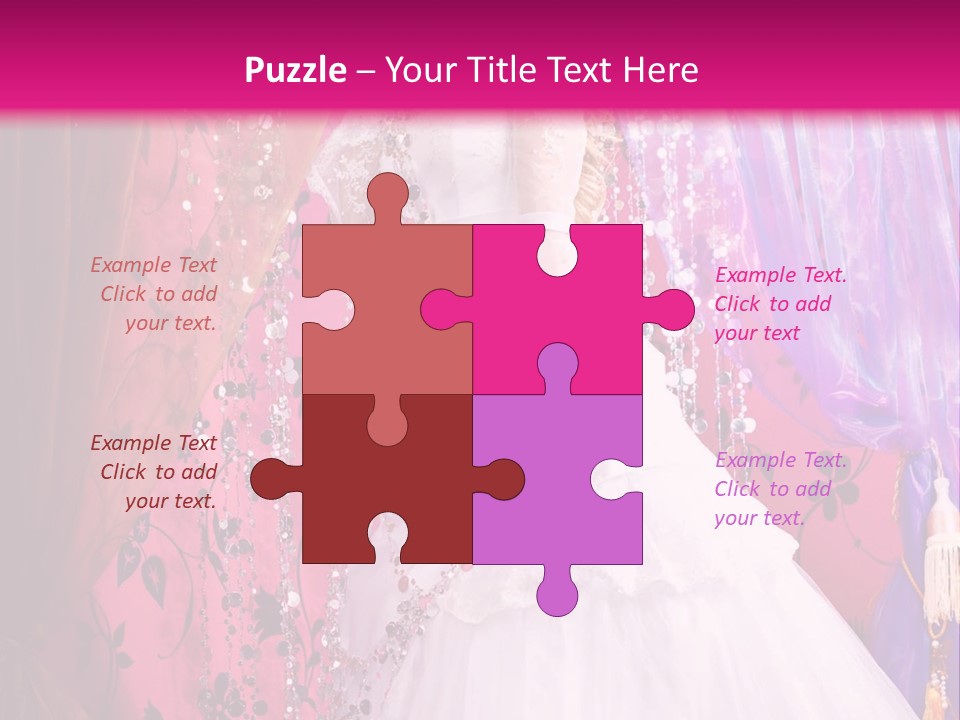 Romantic Flowers Girl PowerPoint Template
