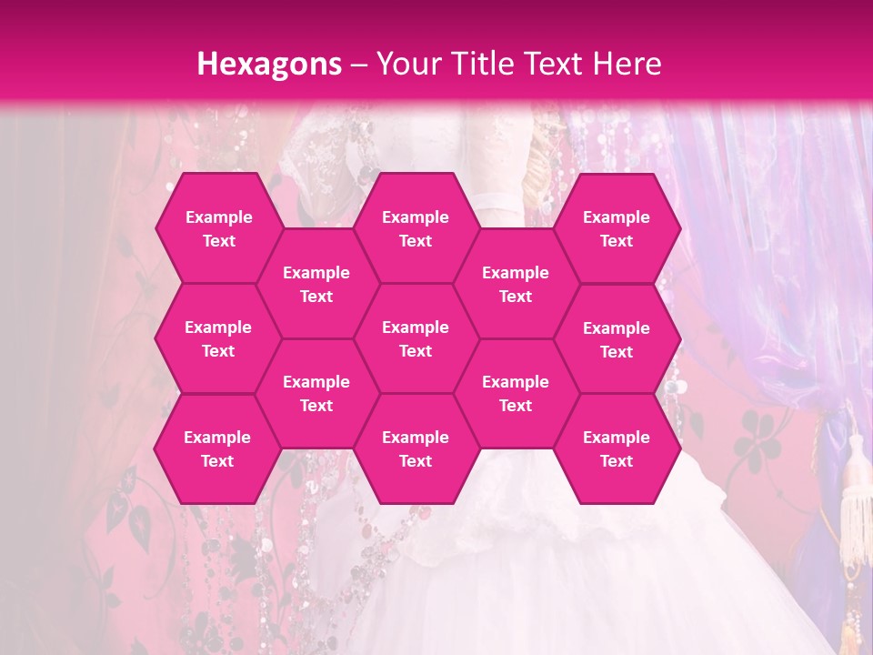 Romantic Flowers Girl PowerPoint Template