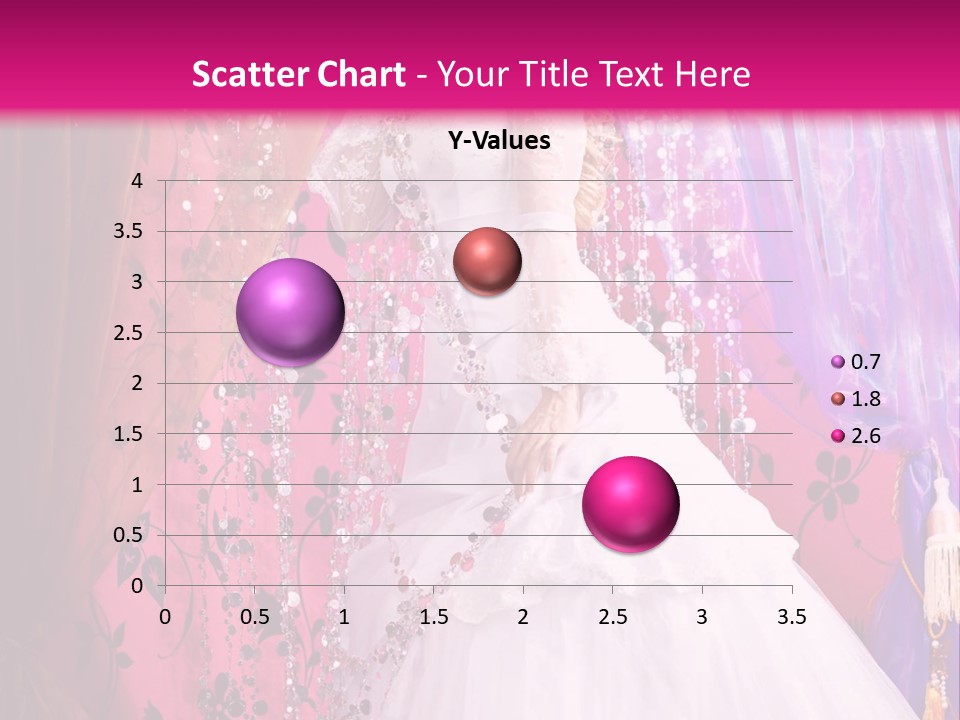 Romantic Flowers Girl PowerPoint Template