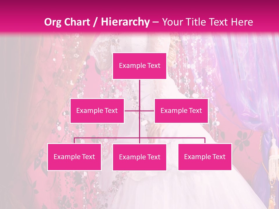 Romantic Flowers Girl PowerPoint Template