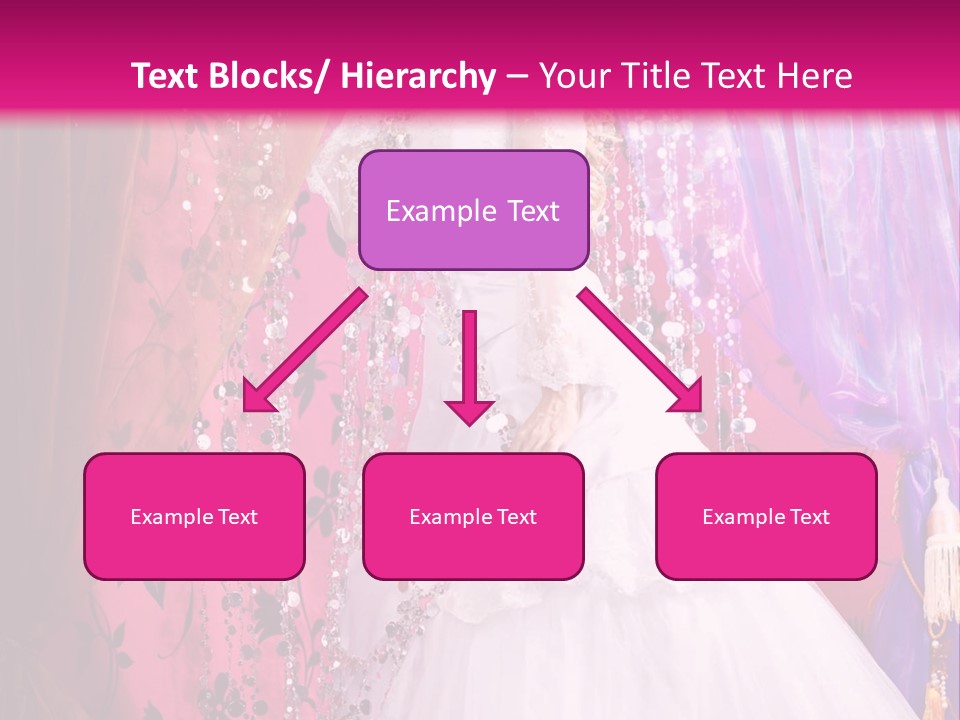 Romantic Flowers Girl PowerPoint Template