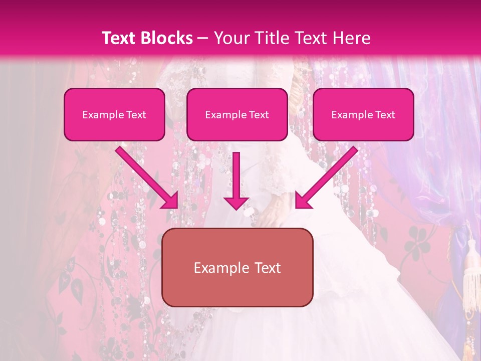 Romantic Flowers Girl PowerPoint Template