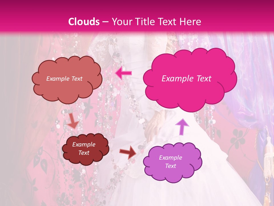 Romantic Flowers Girl PowerPoint Template