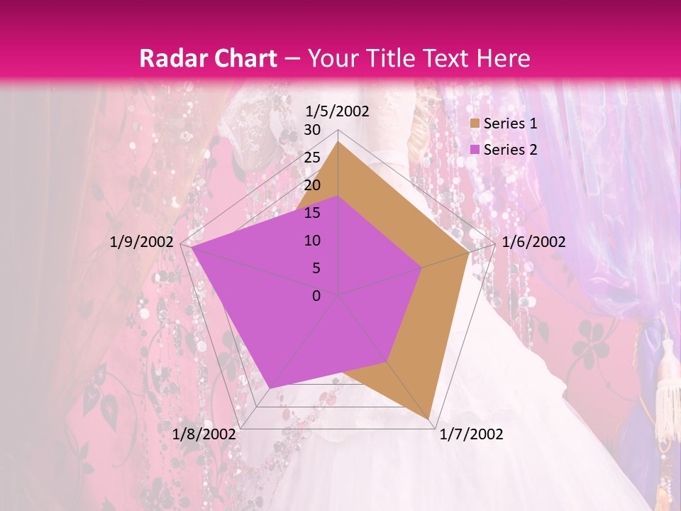 Romantic Flowers Girl PowerPoint Template