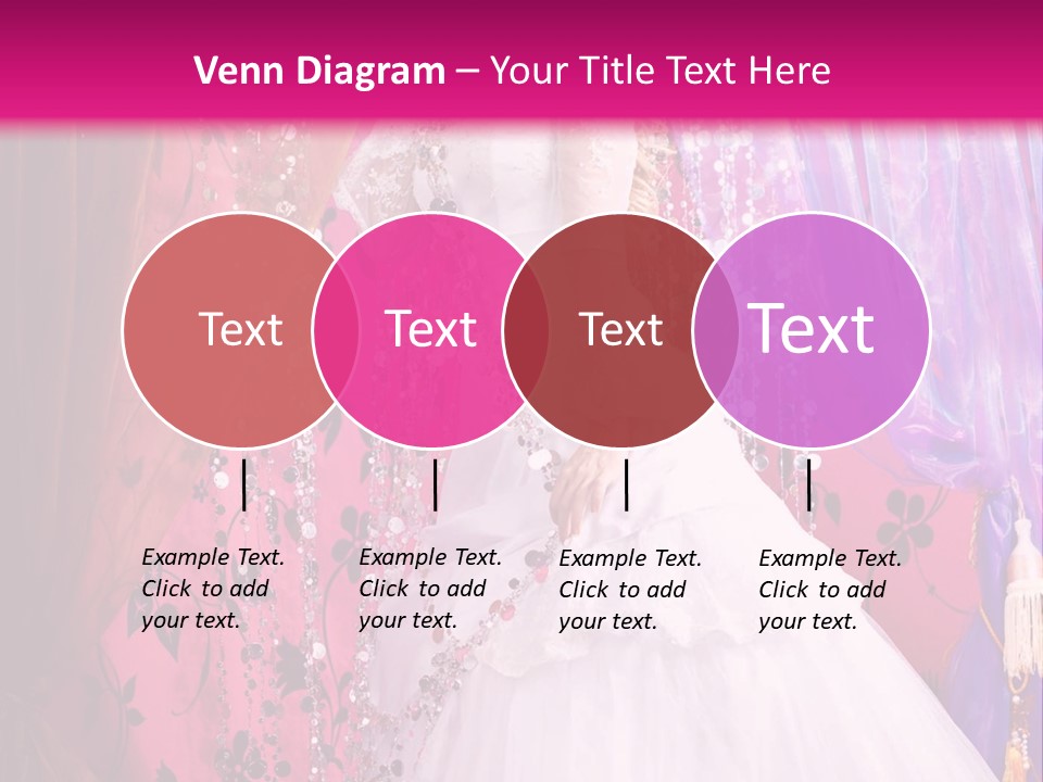Romantic Flowers Girl PowerPoint Template