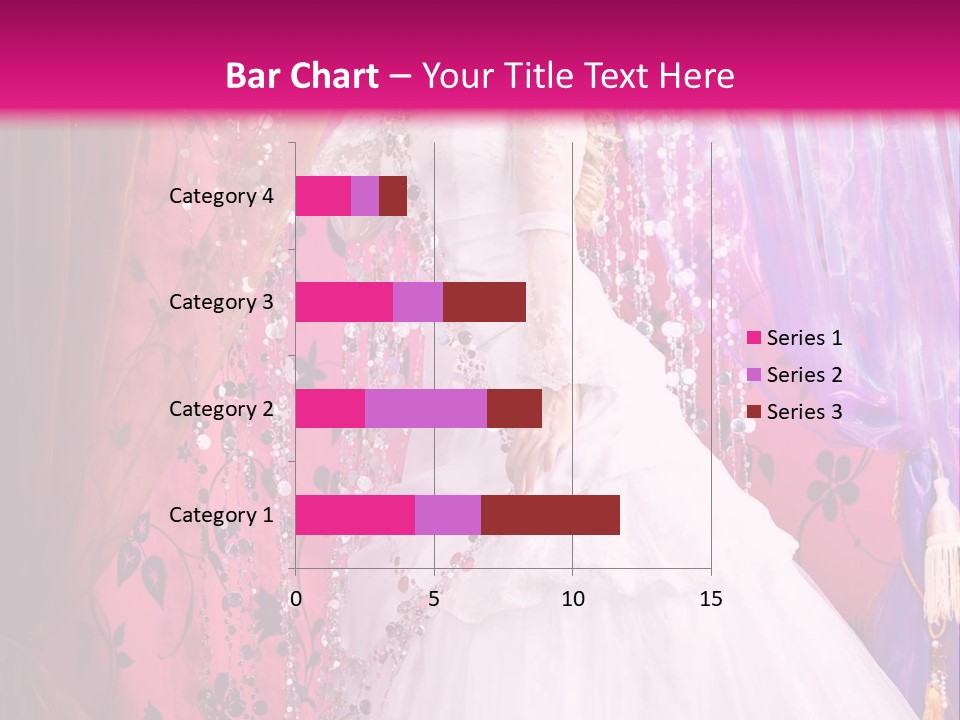 Romantic Flowers Girl PowerPoint Template