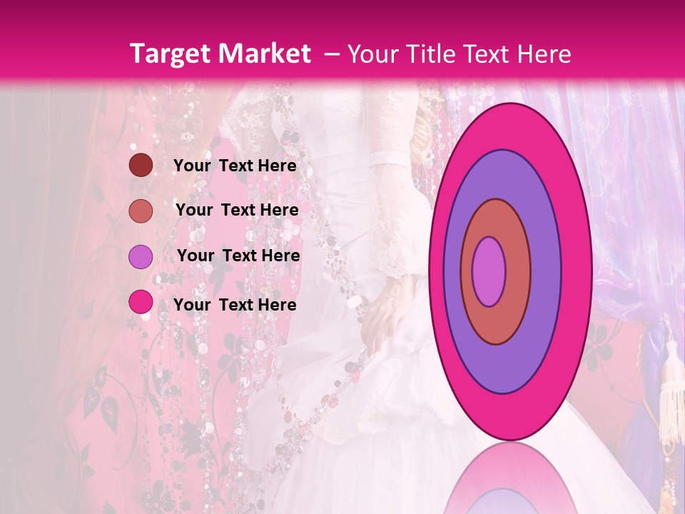 Romantic Flowers Girl PowerPoint Template