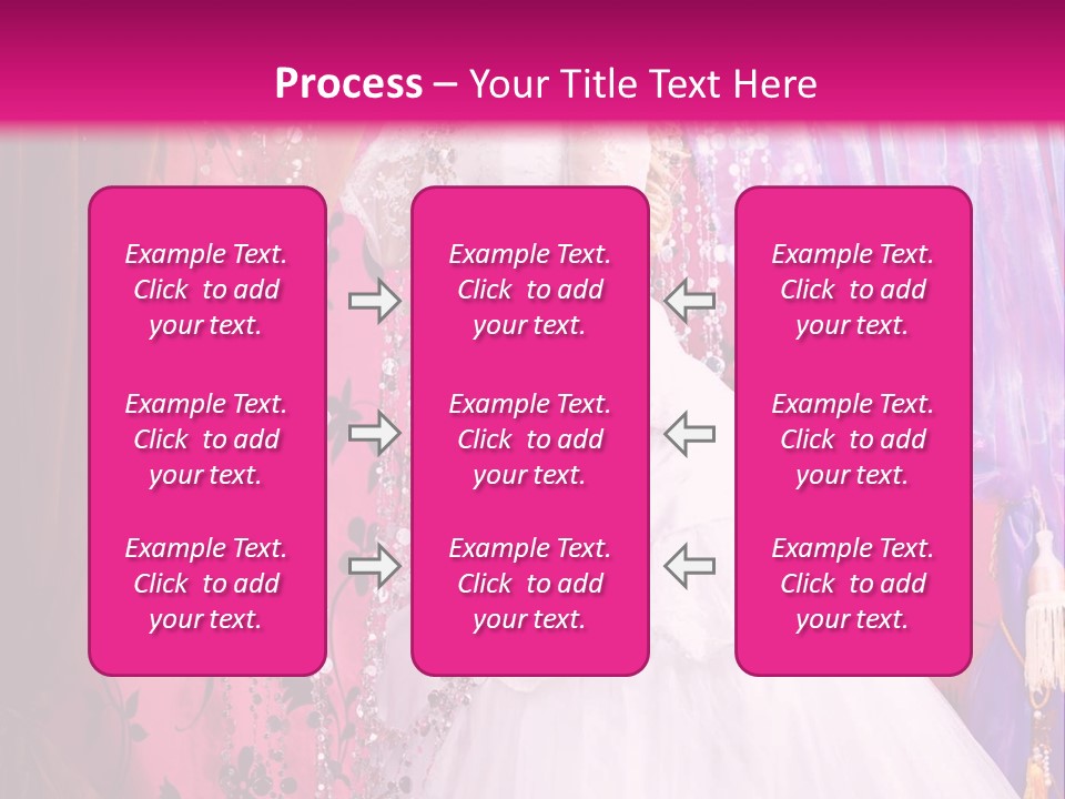 Romantic Flowers Girl PowerPoint Template