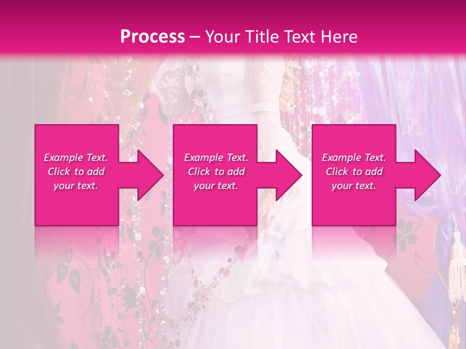 Romantic Flowers Girl PowerPoint Template