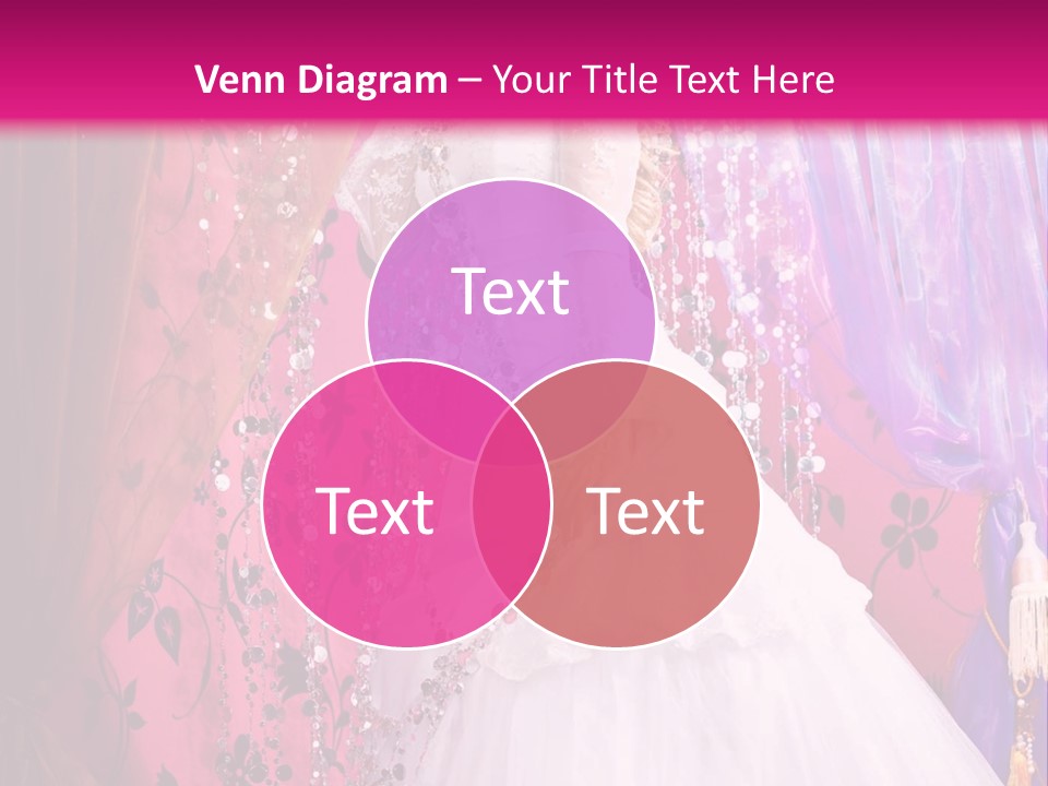 Romantic Flowers Girl PowerPoint Template