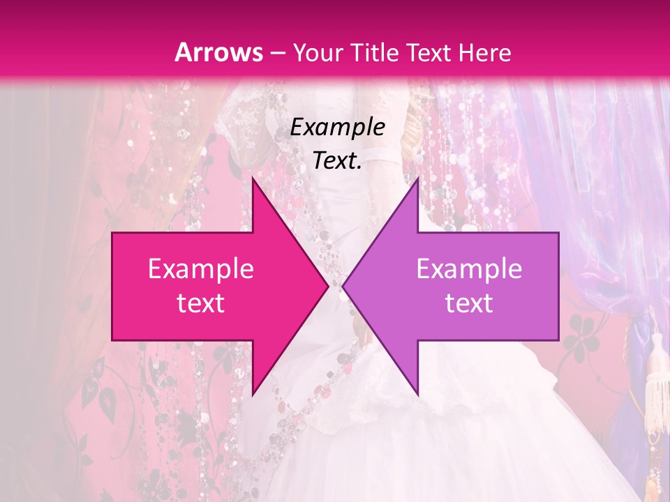 Romantic Flowers Girl PowerPoint Template