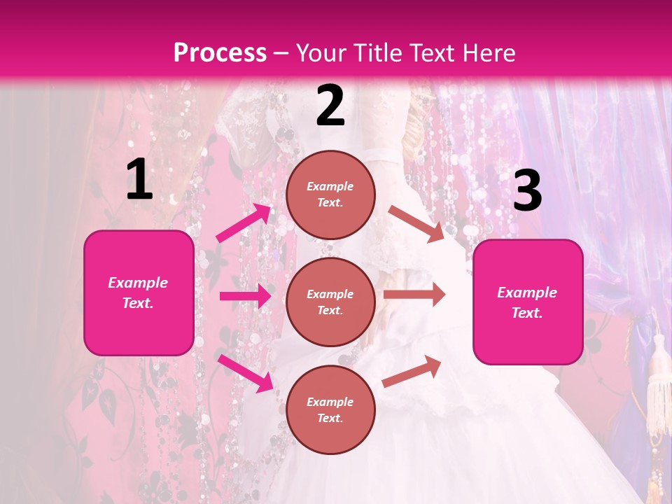 Romantic Flowers Girl PowerPoint Template