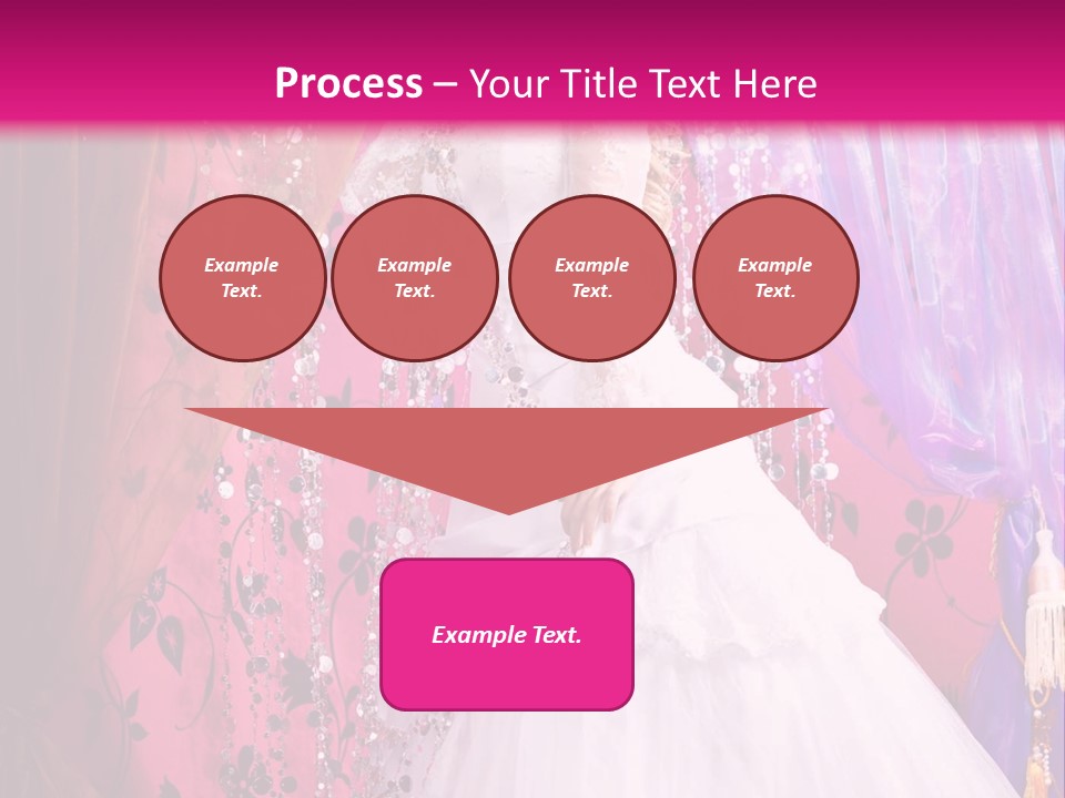 Romantic Flowers Girl PowerPoint Template