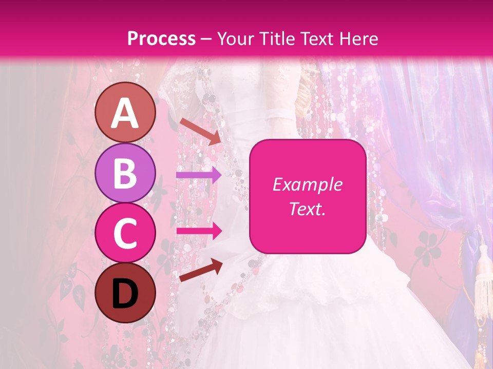 Romantic Flowers Girl PowerPoint Template