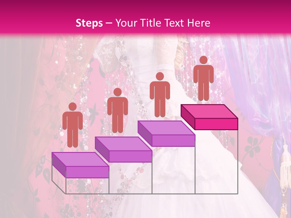 Romantic Flowers Girl PowerPoint Template