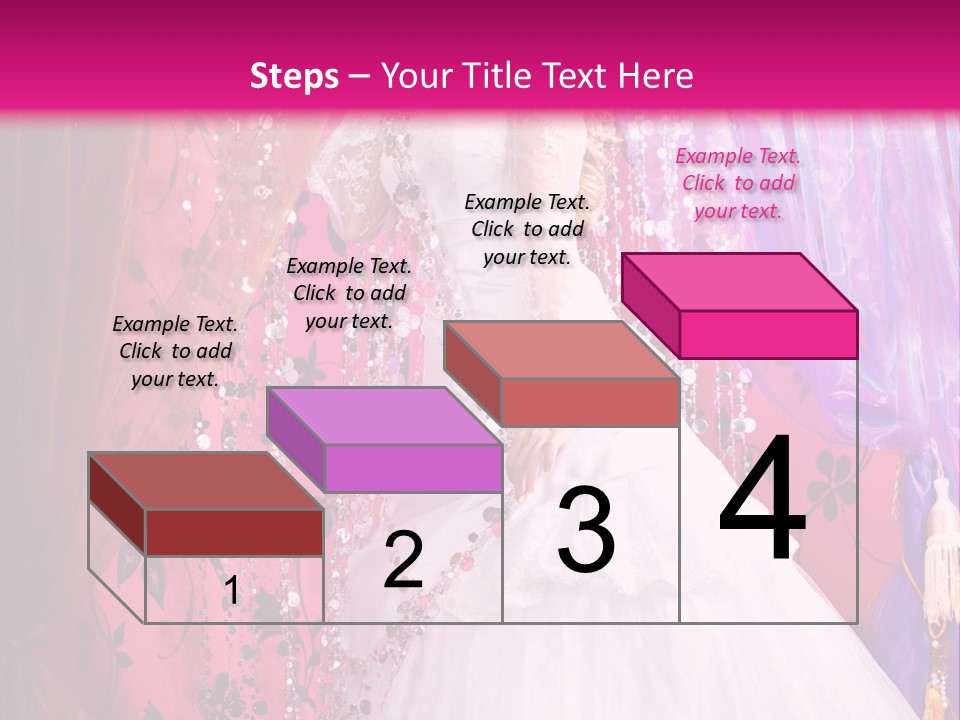 Romantic Flowers Girl PowerPoint Template