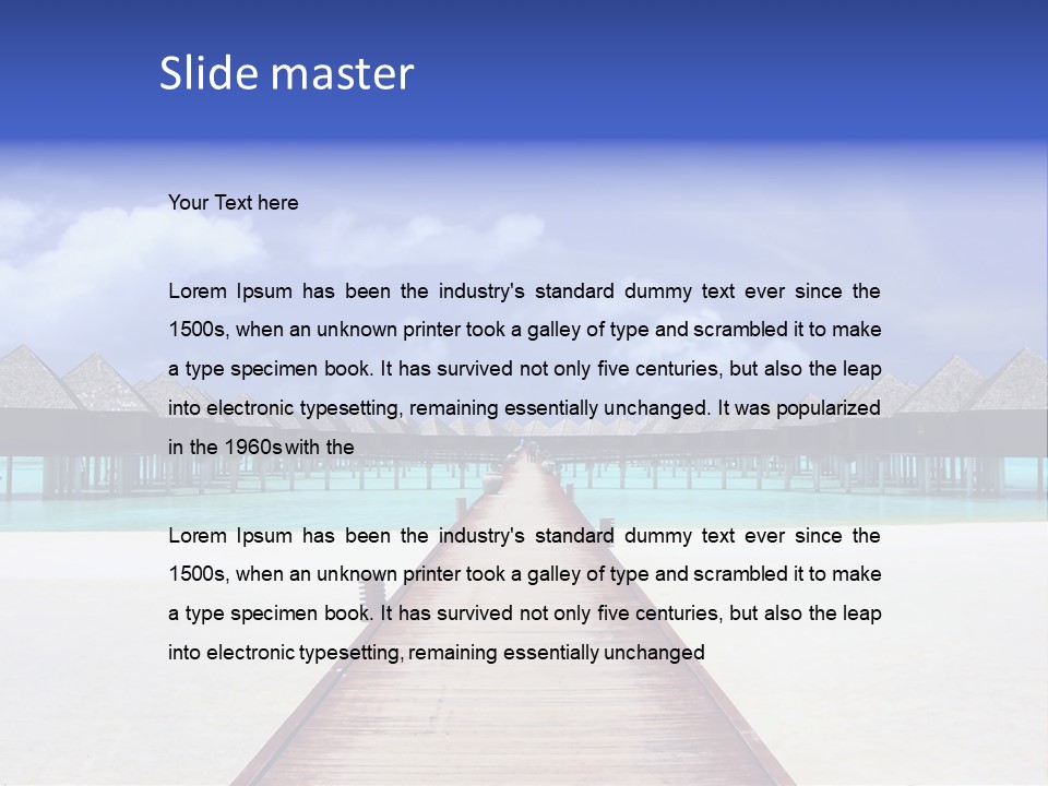 Resort Eco Harmony PowerPoint Template