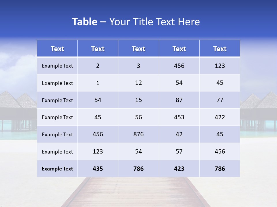 Resort Eco Harmony PowerPoint Template