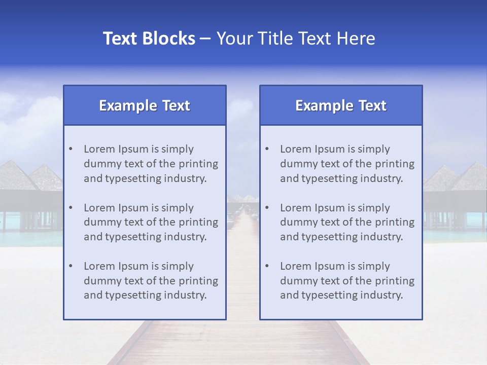 Resort Eco Harmony PowerPoint Template