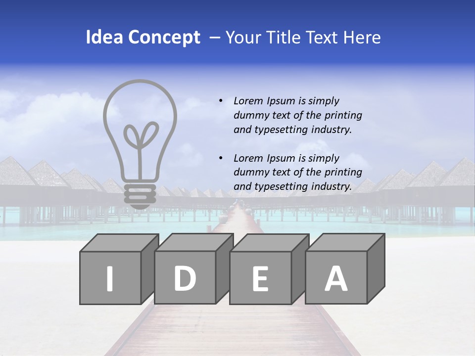 Resort Eco Harmony PowerPoint Template