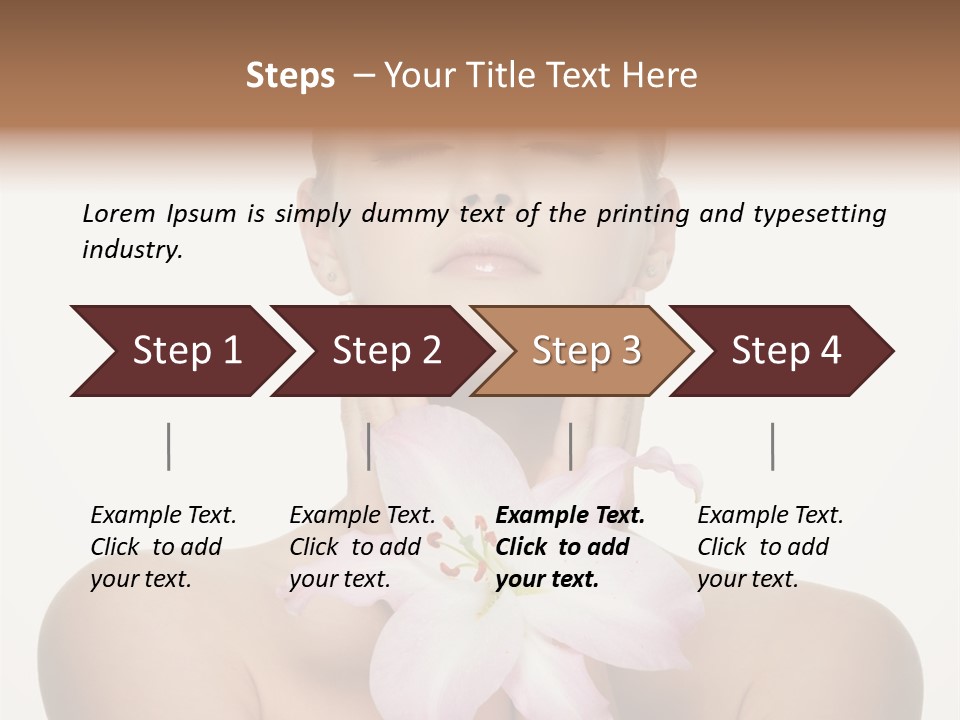 Skin Cosmetics Relaxation PowerPoint Template