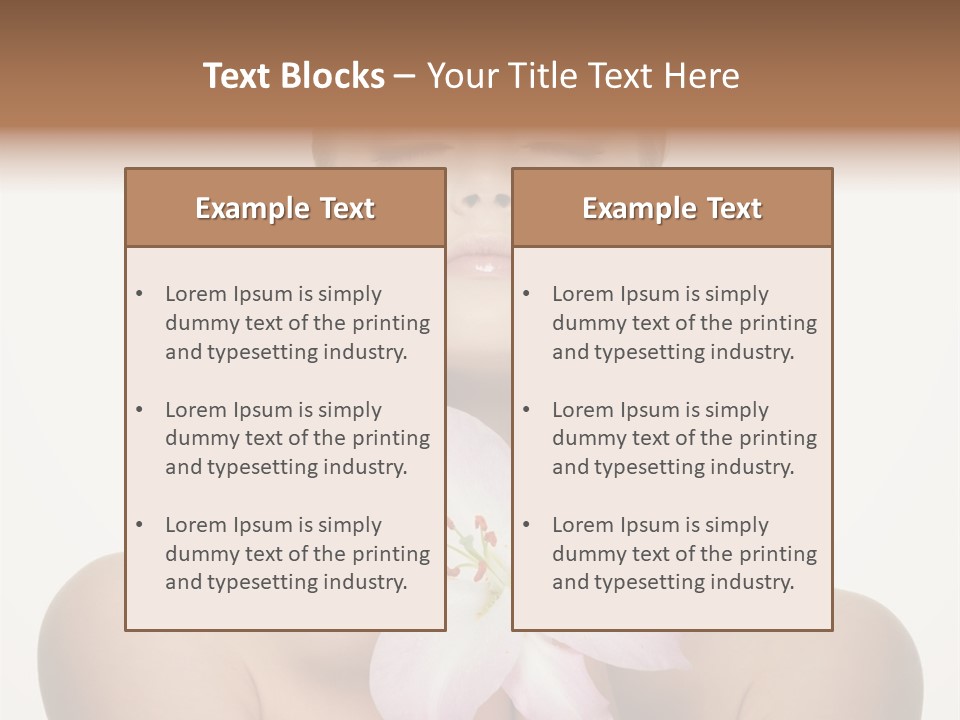 Skin Cosmetics Relaxation PowerPoint Template