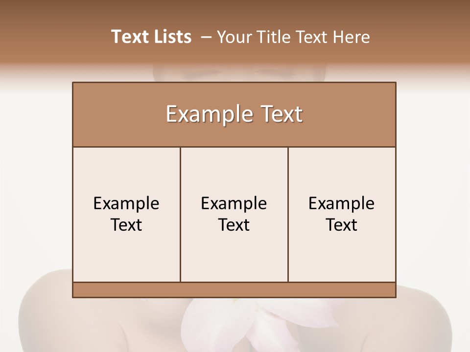 Skin Cosmetics Relaxation PowerPoint Template