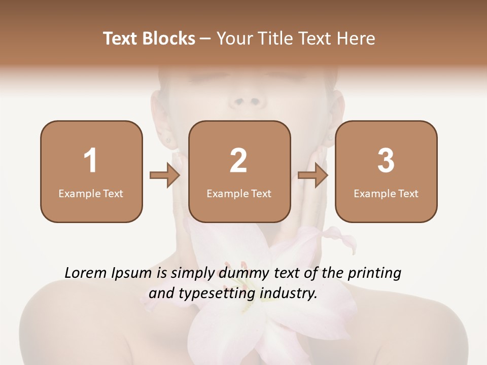 Skin Cosmetics Relaxation PowerPoint Template