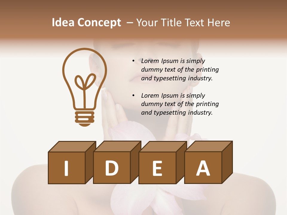 Skin Cosmetics Relaxation PowerPoint Template