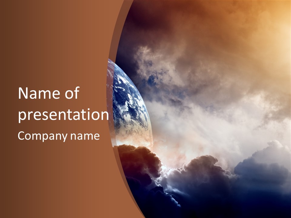 Fantastic Awe Disaster PowerPoint Template