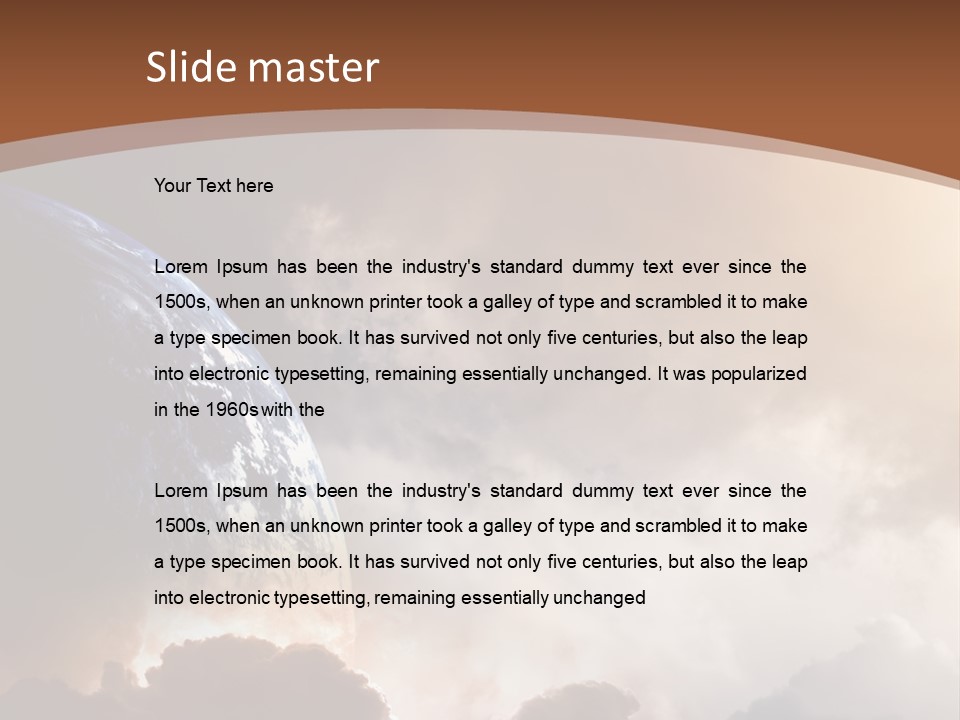 Fantastic Awe Disaster PowerPoint Template