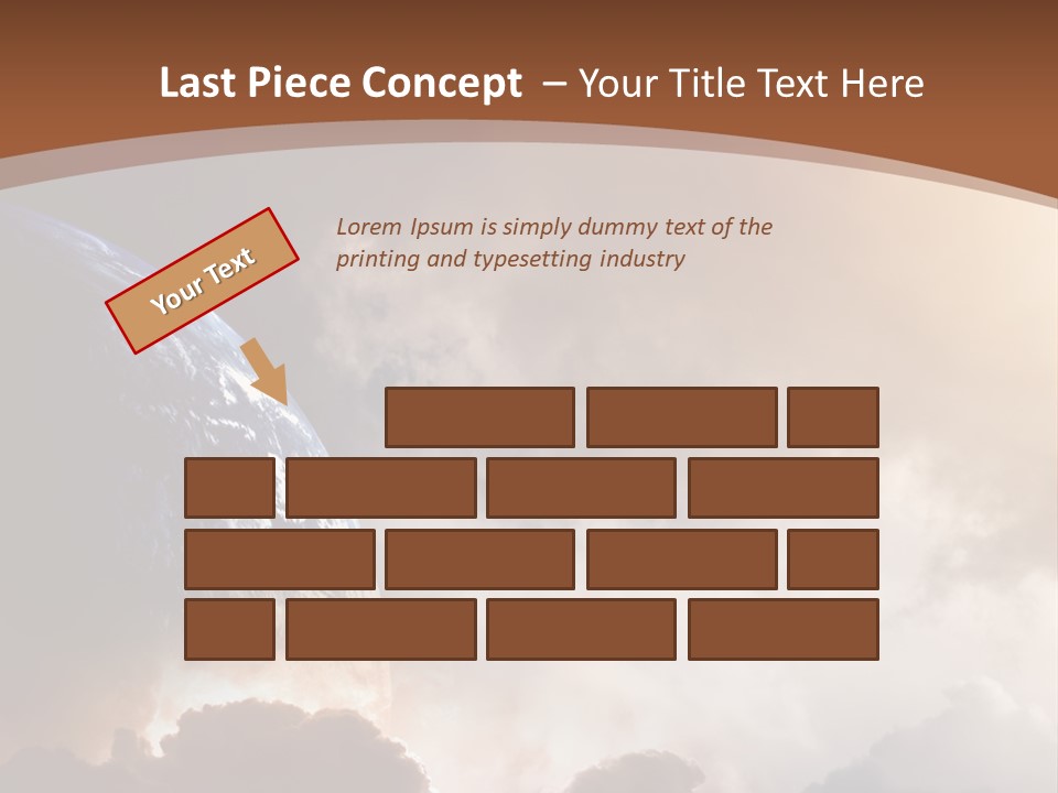 Fantastic Awe Disaster PowerPoint Template