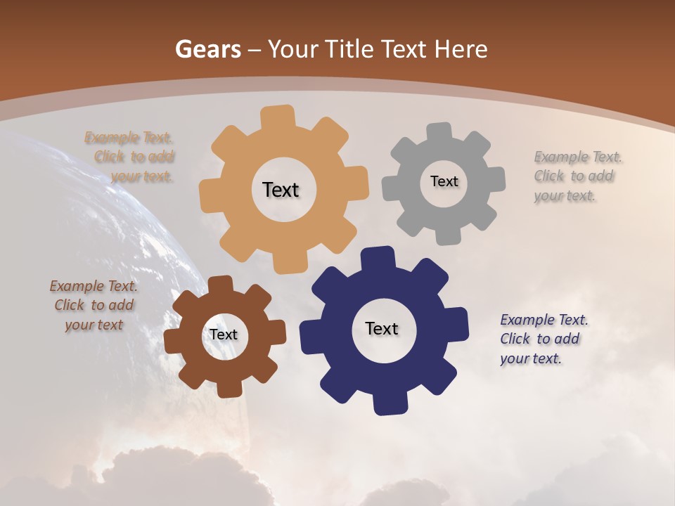 Fantastic Awe Disaster PowerPoint Template