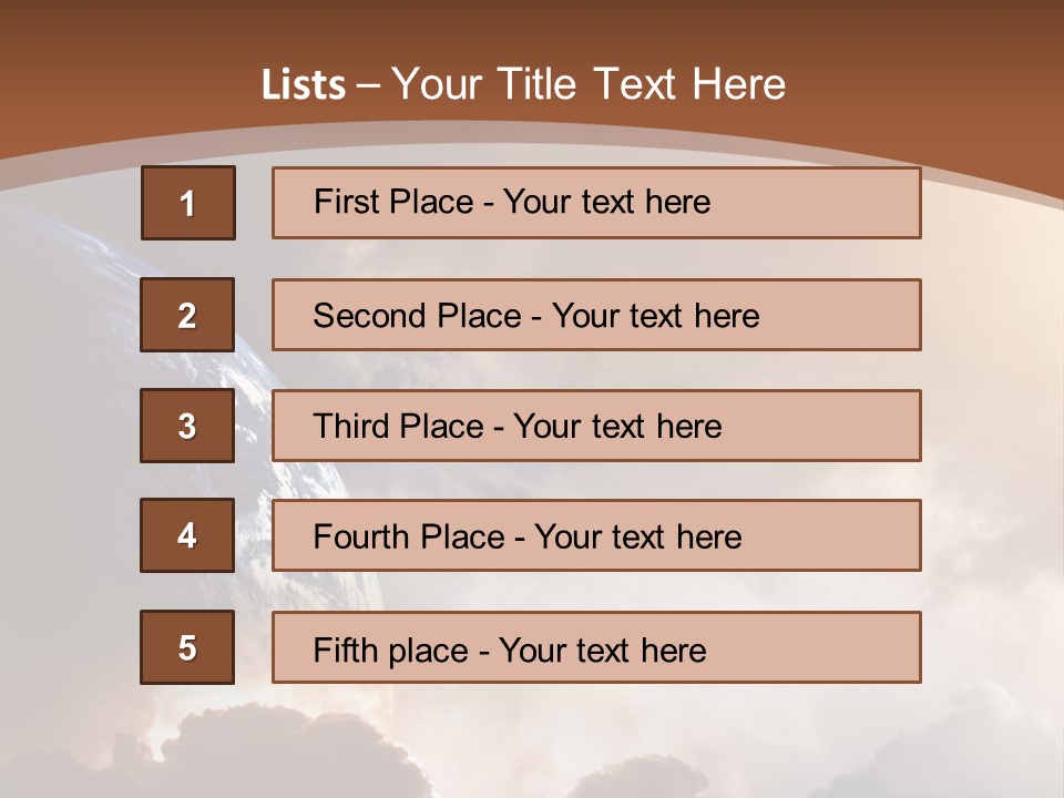 Fantastic Awe Disaster PowerPoint Template