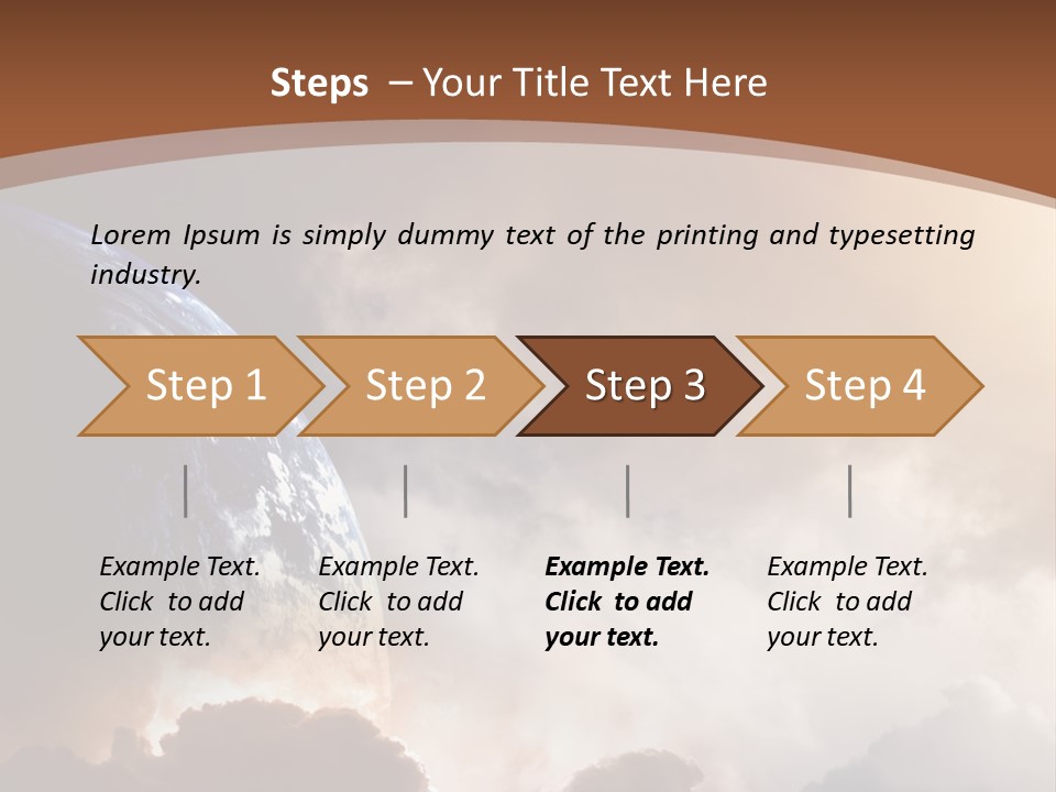 Fantastic Awe Disaster PowerPoint Template