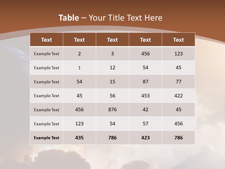 Fantastic Awe Disaster PowerPoint Template